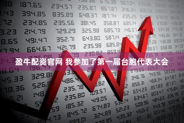 盈牛配资官网 我参加了第一届台胞代表大会