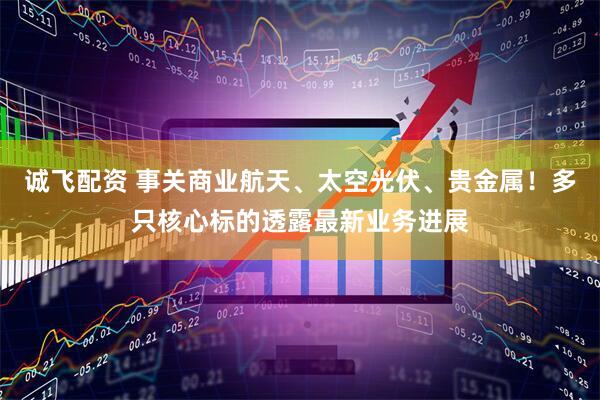 诚飞配资 事关商业航天、太空光伏、贵金属！多只核心标的透露最新业务进展